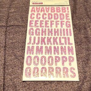 Letter/Number Stickers 